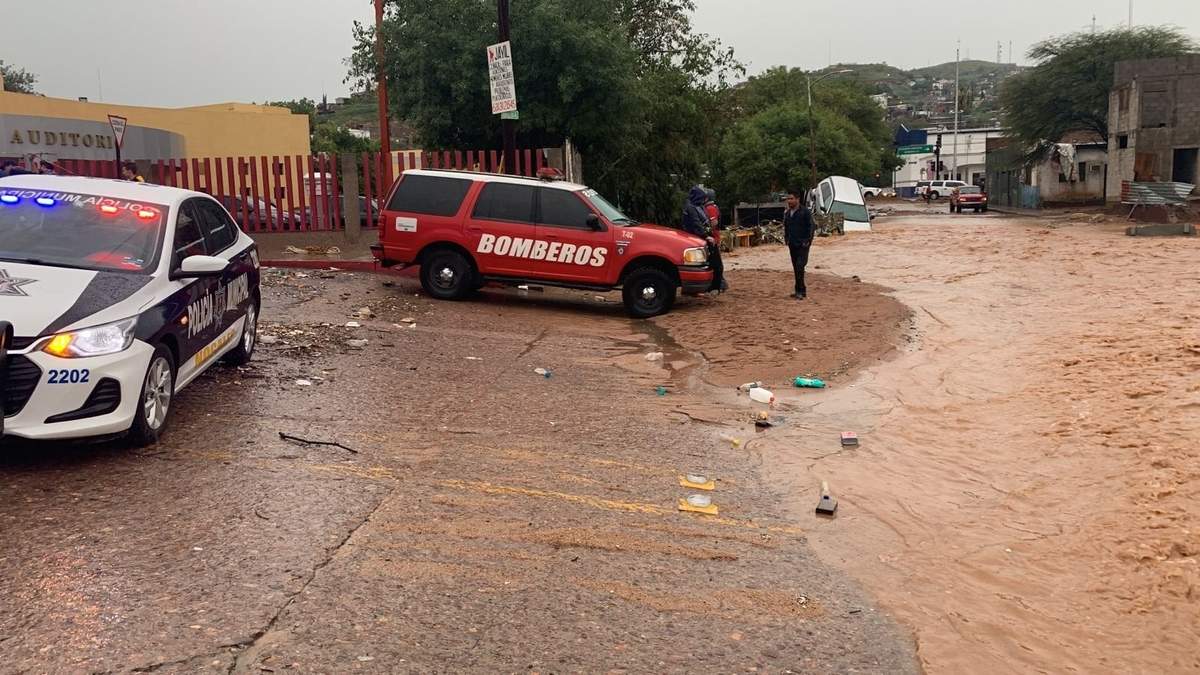 Lluvias e inundaciones en Nogales