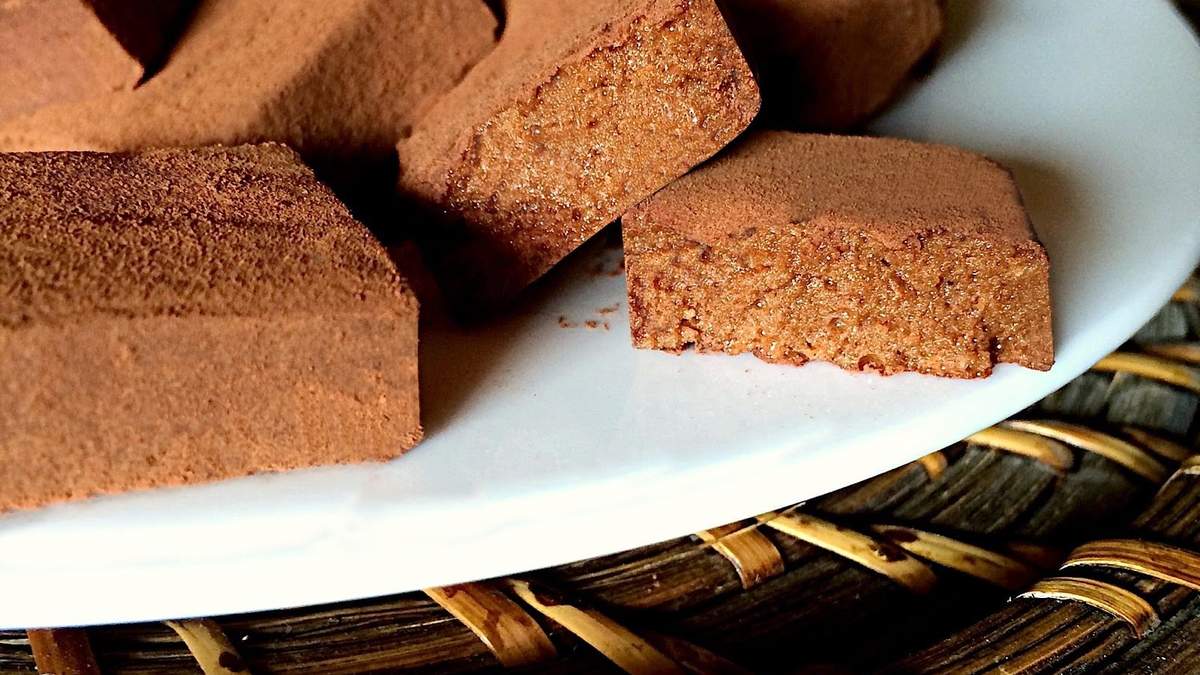 Cuadraditos de chocolate. Fuente: (Instagram).