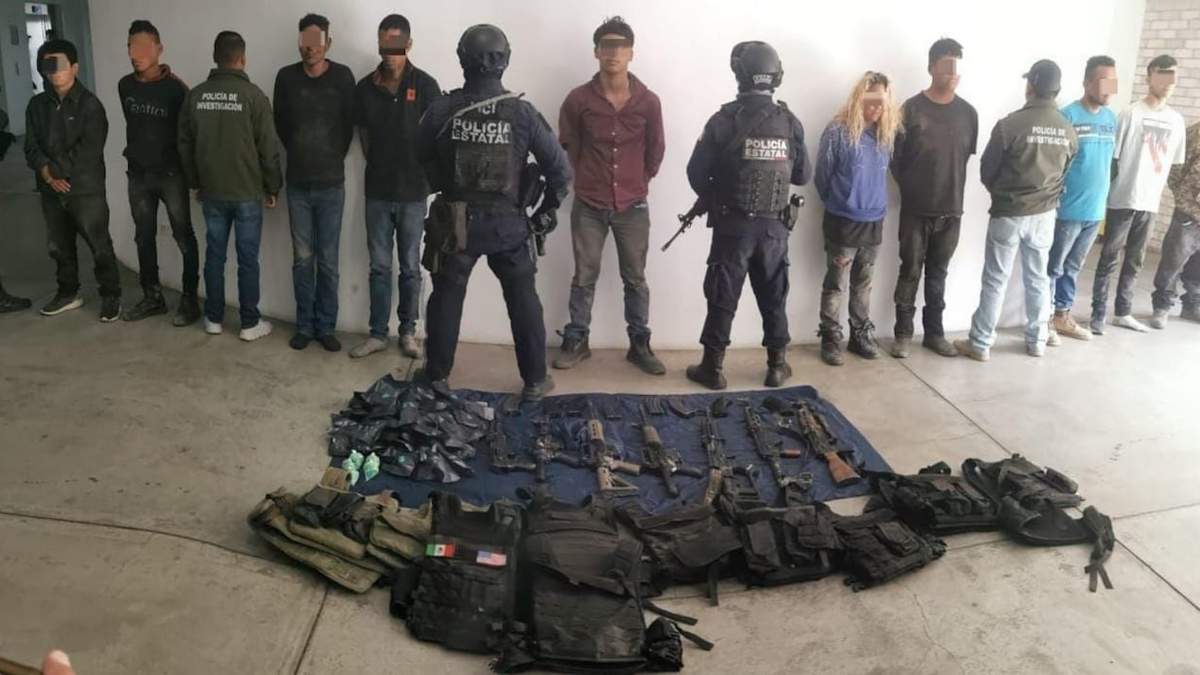 Los detenidos en el municipio de Pinos