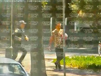 Capturan al sujeto que agredió a un joven dentro de un Taquearte; le encuentran droga (Video)