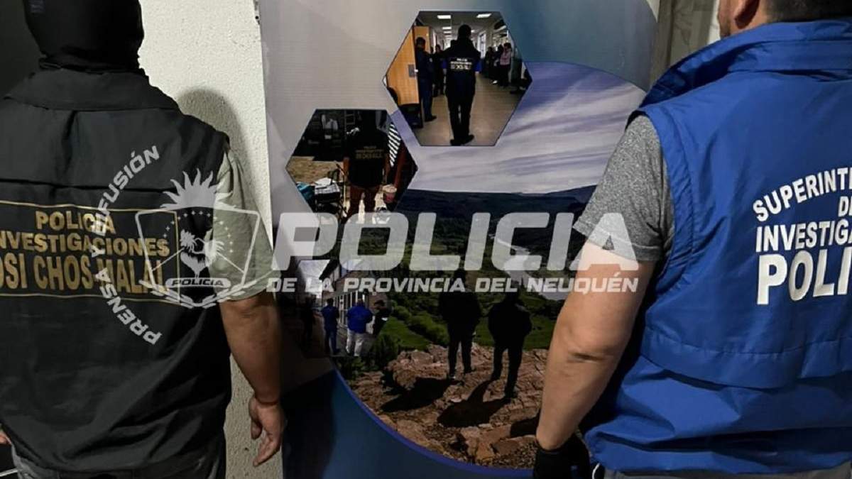 En la vivienda que alquilaba de forma temporal, la Policía encontró cocaína y marihuana. Fuente: (Policía de Neuquén)
