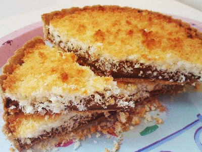 Tarta de coco y avena, versión fit: para esos momentos en que provoca un dulcito y no querés comer algo pesado