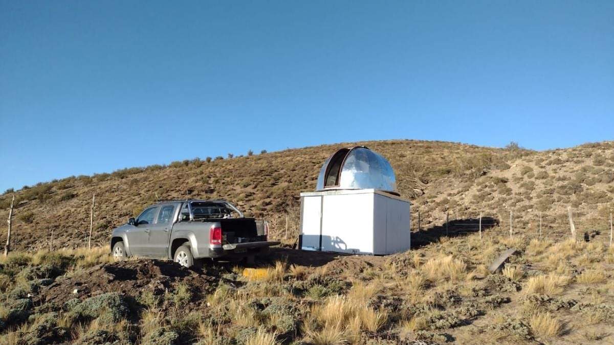 El prestador instalado es el primero destinado a realizar astroturismo. Fuente: (Twitter)