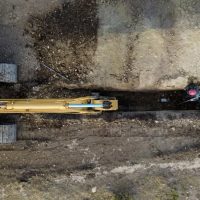 Avanza la obra para extender la red cloacal a nuevos barrios de Tricao Malal