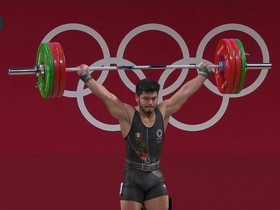 Jorge Adán Cárdenas avanzó en segundo lugar en la categoría de 73 kilos de halterofilia