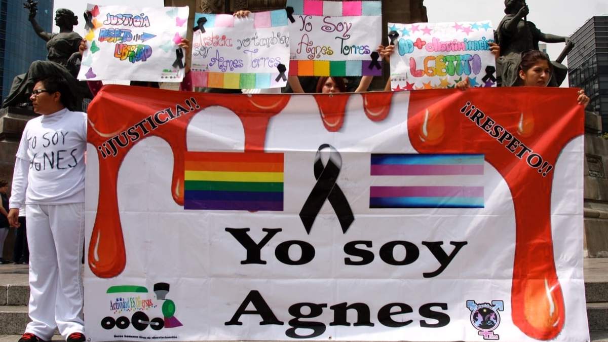 Protesta en el Ángel