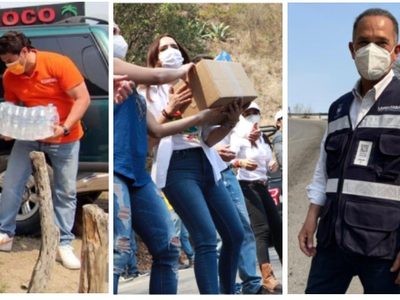NL: Samuel, Clara y Fernando van al incendio en Santiago para "apoyar"… y tomarse la foto y video