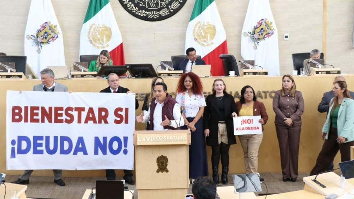 La bancada de Morena rechazó el proyecto para contratar deuda