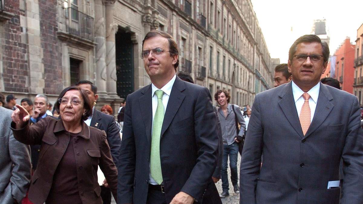 El exjefe de Gobierno con Joel Ortega