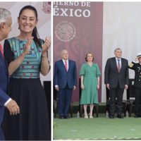 “Corcholatas” acompañan a AMLO en la celebración de la Batalla de Puebla