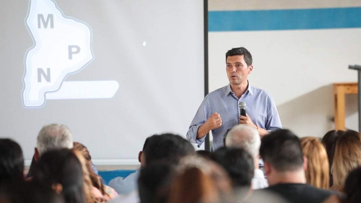 Marcos Koopmann, candidato a gobernador por el MPN. Fuente: (Prensa Legislatura)