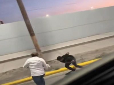 Agreden y persiguen a reportero en plena trasmisión en vivo en Saltillo (Video)