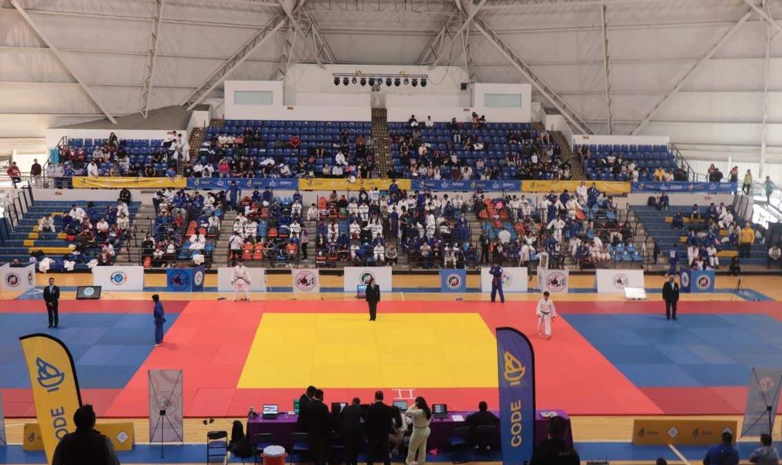 Una competencia de Judo