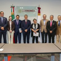 Raquel Buenrostro atiende política industrial y económica con Concamin, CCE y CMN