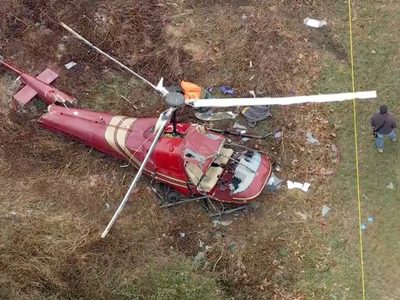 Un muerto y un herido en choque de helicópteros en Nueva Jersey (Video)