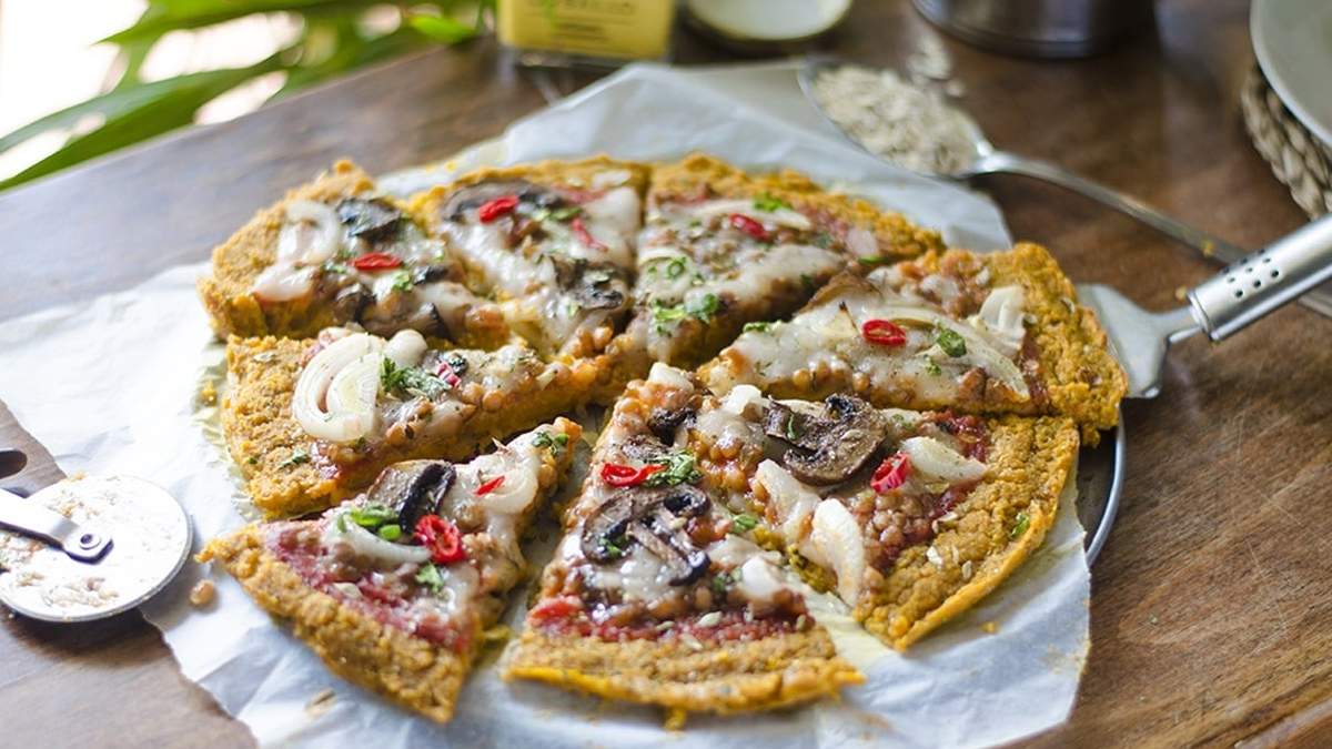 Pizza sin harina. Fuente: (Instagram)