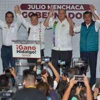 Julio Menchaca aventaja conteo rápido en Hidalgo; Carolina Viggiano anticipa denuncias electorales