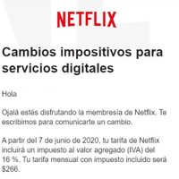 A partir de junio, plataformas como Netflix comenzarán a cobrar el IVA