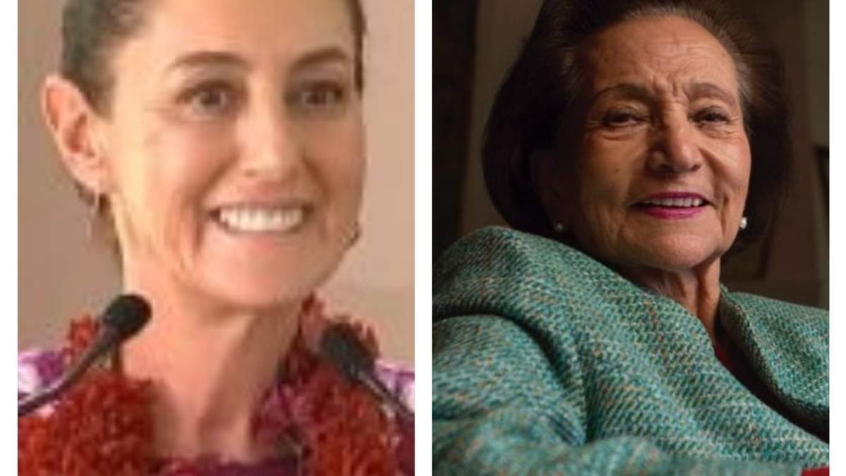 Claudia Sheinbaum y la senadora Ifigenia Martínez