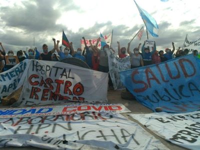 El personal de Salud continúa en pie de lucha en Neuquén: uno a uno, los bloqueos
