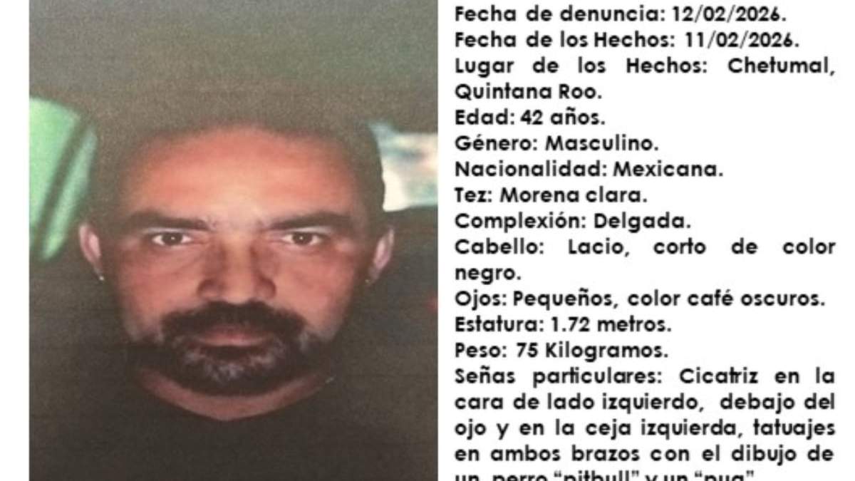 La ficha de búsqueda de Carlos Alberto Hernández Gorocica