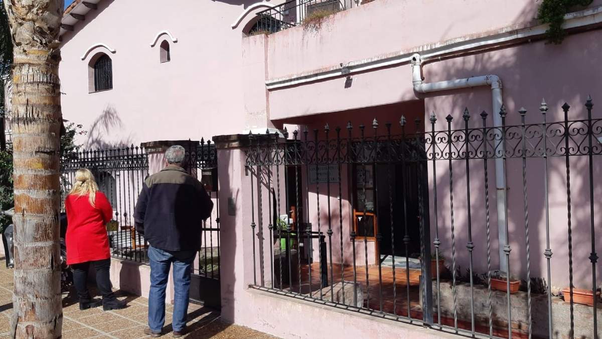 Residencia geriátrica Santa María, de la localidad de Saldán. (Fuente: Twitter)