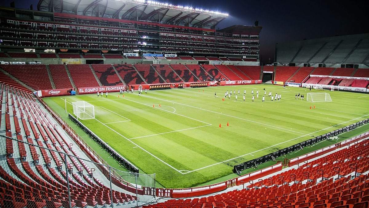 Estadio del Xolos de Tijuana. Fuente: (Twitter).