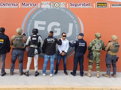 Cae “Callejas”, objetivo prioritario en el Edomex, acusado de extorsión