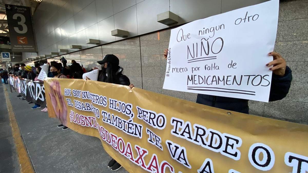 En esta ocasión, los familiares de los enfermos de cáncer no bloquearon el tránsito