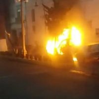 Pobladores prenden fuego a la comandancia de Libres, en Puebla (Video)