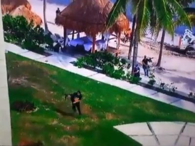 Difunden video de la ejecución de dos personas en un hotel de Puerto Madero