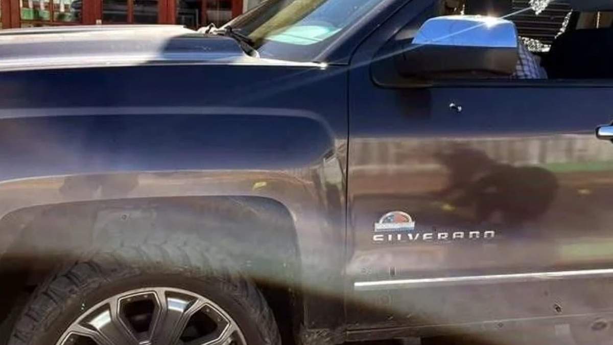 La camioneta del empresario asesinado