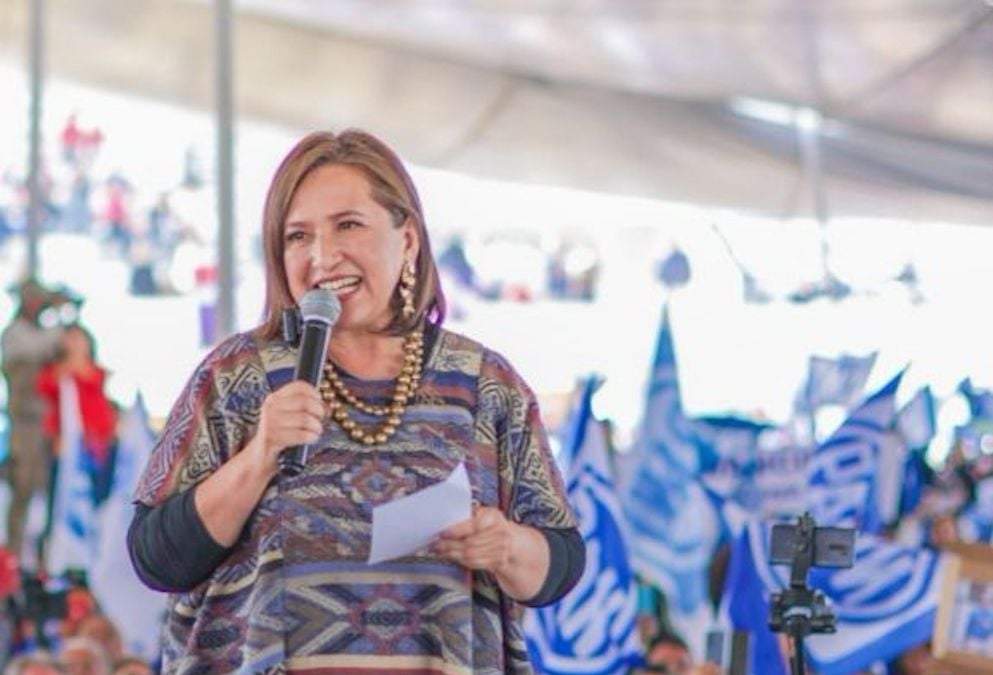 La precandidata presidencial Xóchitl Gálvez