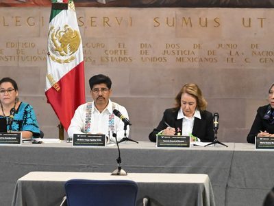 Hugo Aguilar analizará si excluye a Estela Ríos del caso sobre la prisión preventiva oficiosa