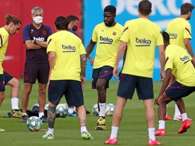 Barcelona volvió a los entrenamientos sin coronavirus, pero con un fuerte conflicto