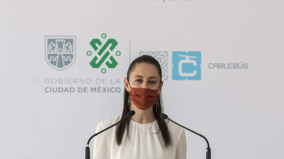 La jefa de gobierno Claudia Sheinbaum