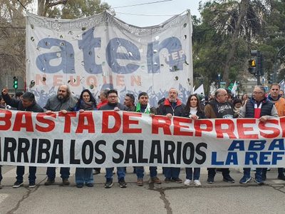 Organizaciones de Neuquén se solidarizaron con Jujuy:"Arriba los salarios, abajo la reforma"