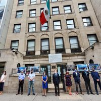 Consulado de México en Nueva York cerrará una semana por el elevado número de contagios de covid-19