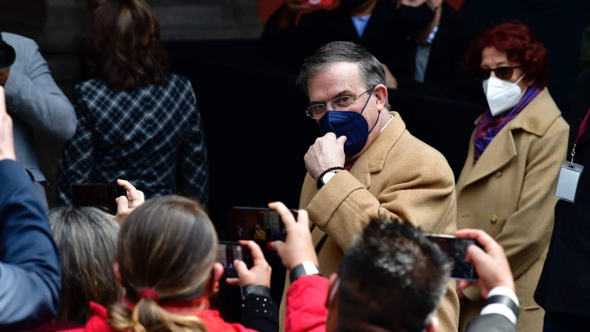 El canciller Marcelo Ebrard