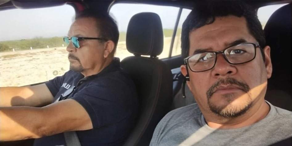 Jorge Morales y Rodolfo Salazar. La última foto