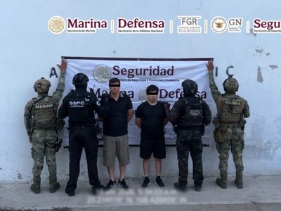 Detienen en Mazatlán a dos operadores de Los Chapitos