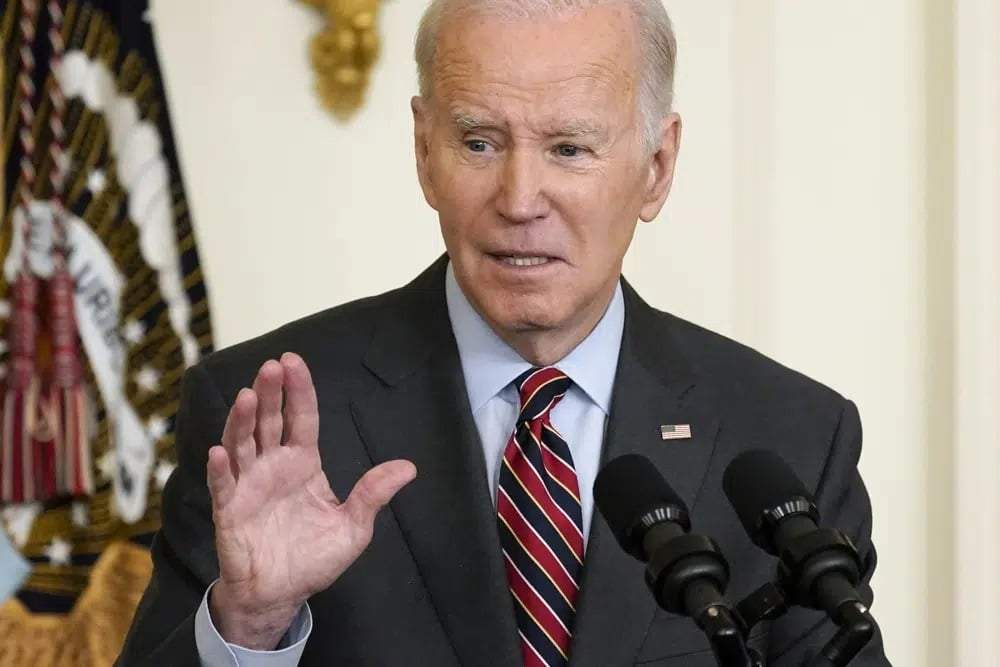 El presidente Joe Biden en la Casa Blanca, en Washington, el 27 de marzo de 2023