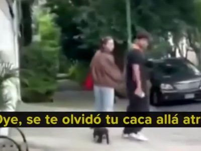 Exhiben a extranjero que dejó heces de su mascota en calles de la Condesa (Video)