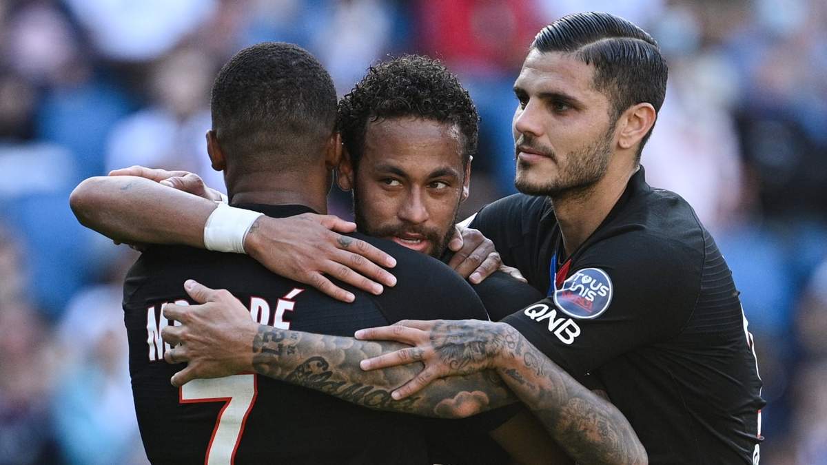 Mbappé, Neymar e Icardi. Fuente (Instagram)
