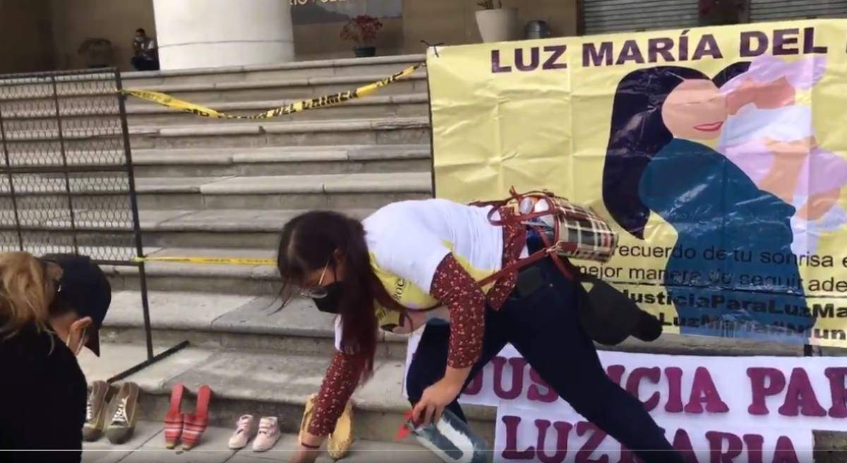 Protesta frente Ministerio Público de Guatemala
