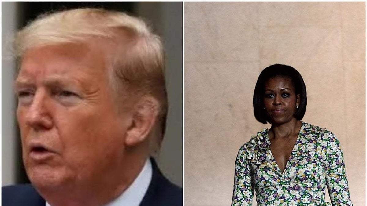 Trump y Michelle Obama