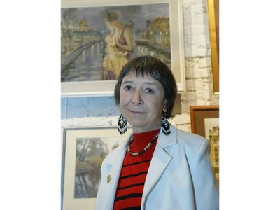'Oración de la pintora rusa” exposición de Diakova en el restaurante El Convento