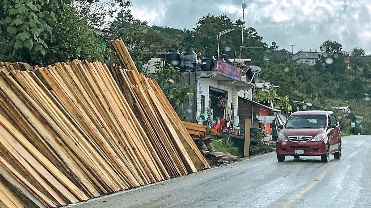 Comercialización. Escena cotidiana en carreteras