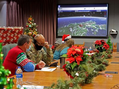 Comando de Defensa Aeroespacial de Estados Unidos sigue los pasos de Santa