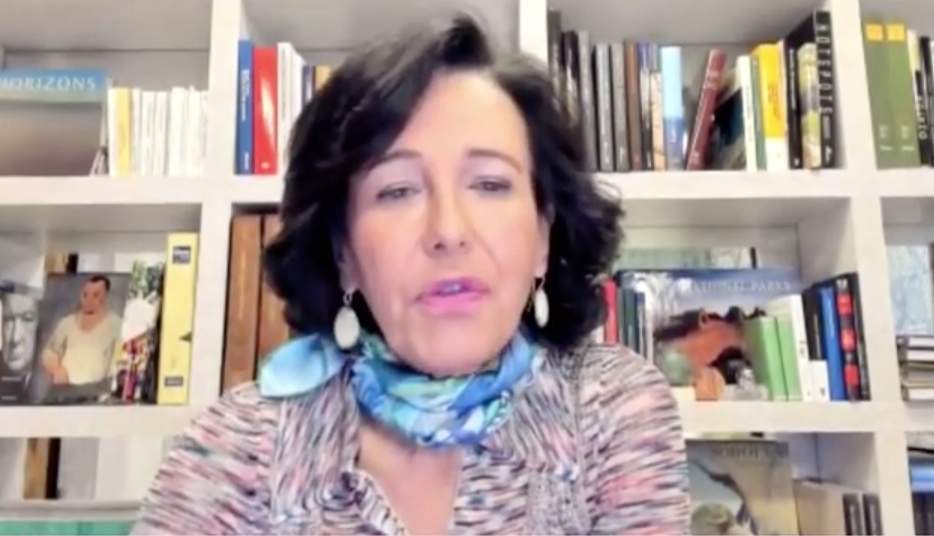 Ana Botín, en la International Banking Conference 2020